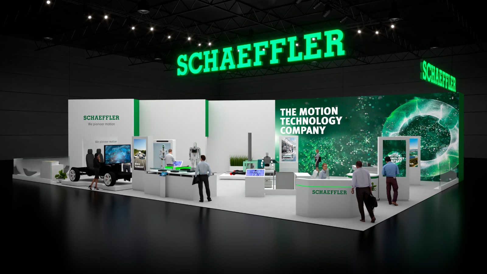 Schaeffler's display at CES 2026 included motion control solutions for robotics, autonomous material handling and more. Schaeffler's display at CES 2026 included motion control solutions for robotics, autonomous material handling and more.