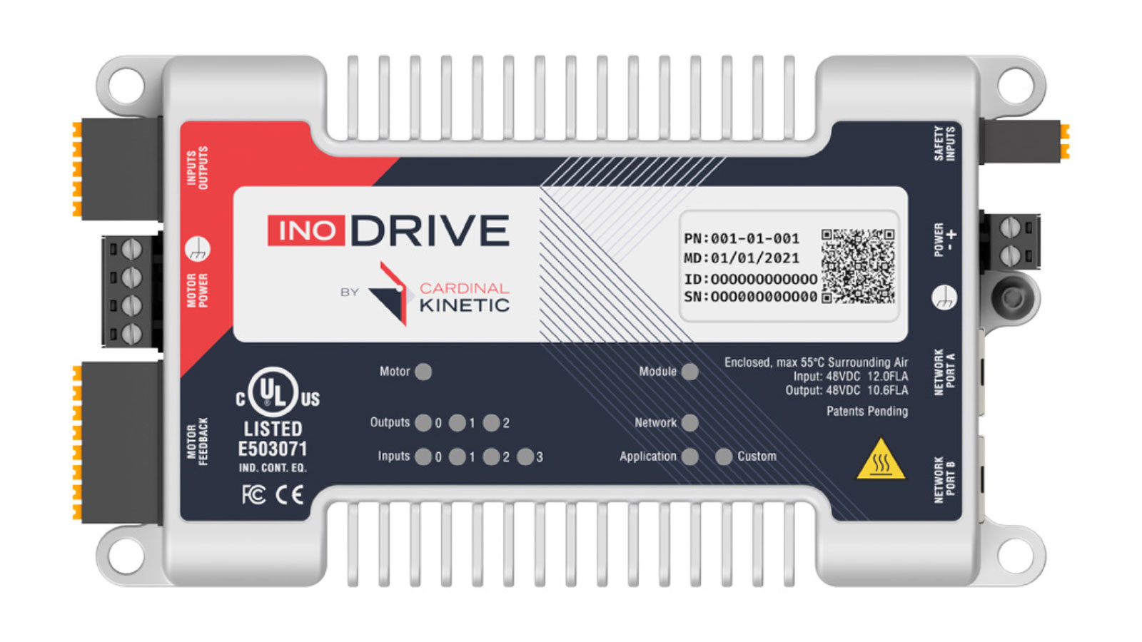The InoWorx platform reduces hardware requirements and supports efficient machine design by consolidating the servo amplifier, motion controller, and logic engine into one compact unit.
