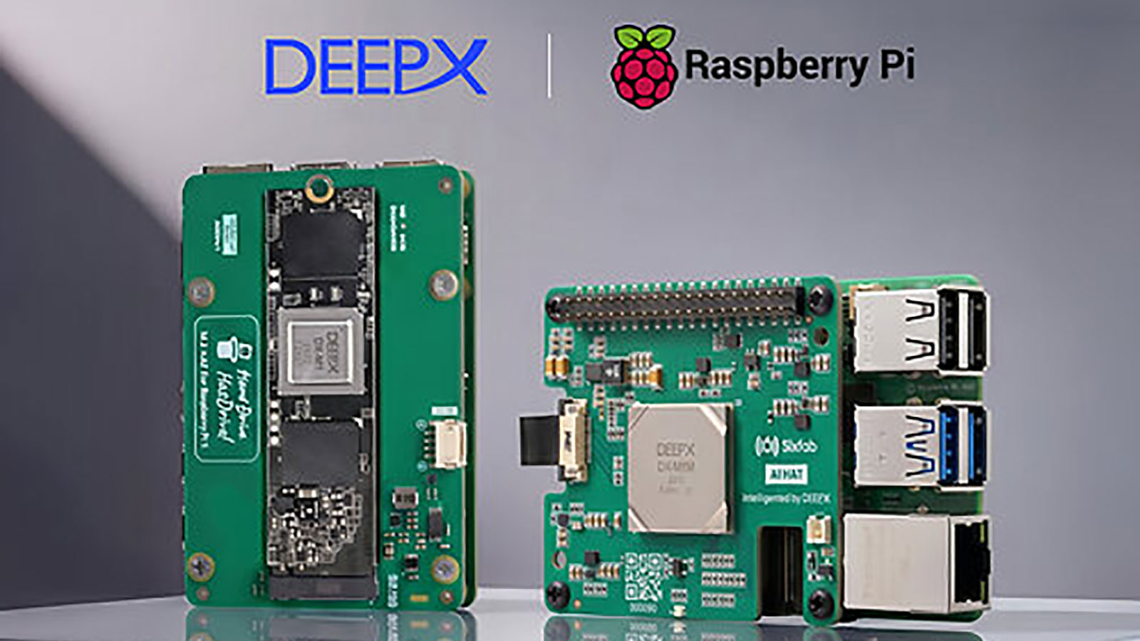 The new DEEPX-powered Sixfab AI HAT+, designed to bring local Physical AI inference to the Raspberry Pi 5. The new DEEPX-powered Sixfab AI HAT+, designed to bring local Physical AI inference to the Raspberry Pi 5.