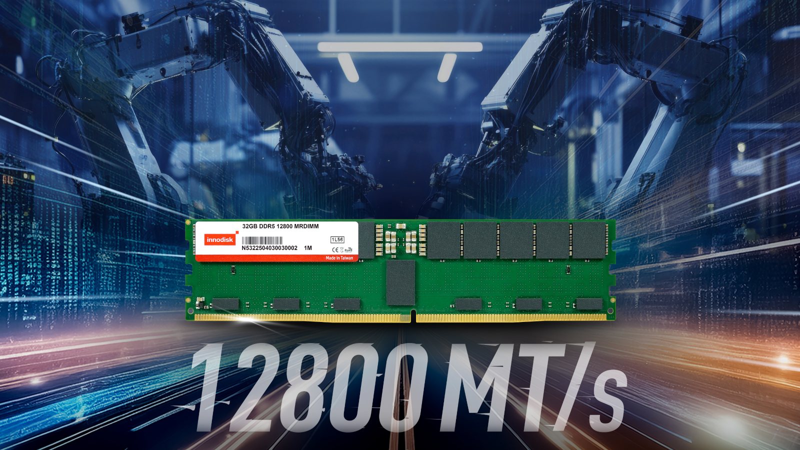 Innodisk announced the imminent release of a new MRDIMM capable of a data rate of 12,800 MT/s. Innodisk announced the imminent release of a new MRDIMM capable of a data rate of 12,800 MT/s.