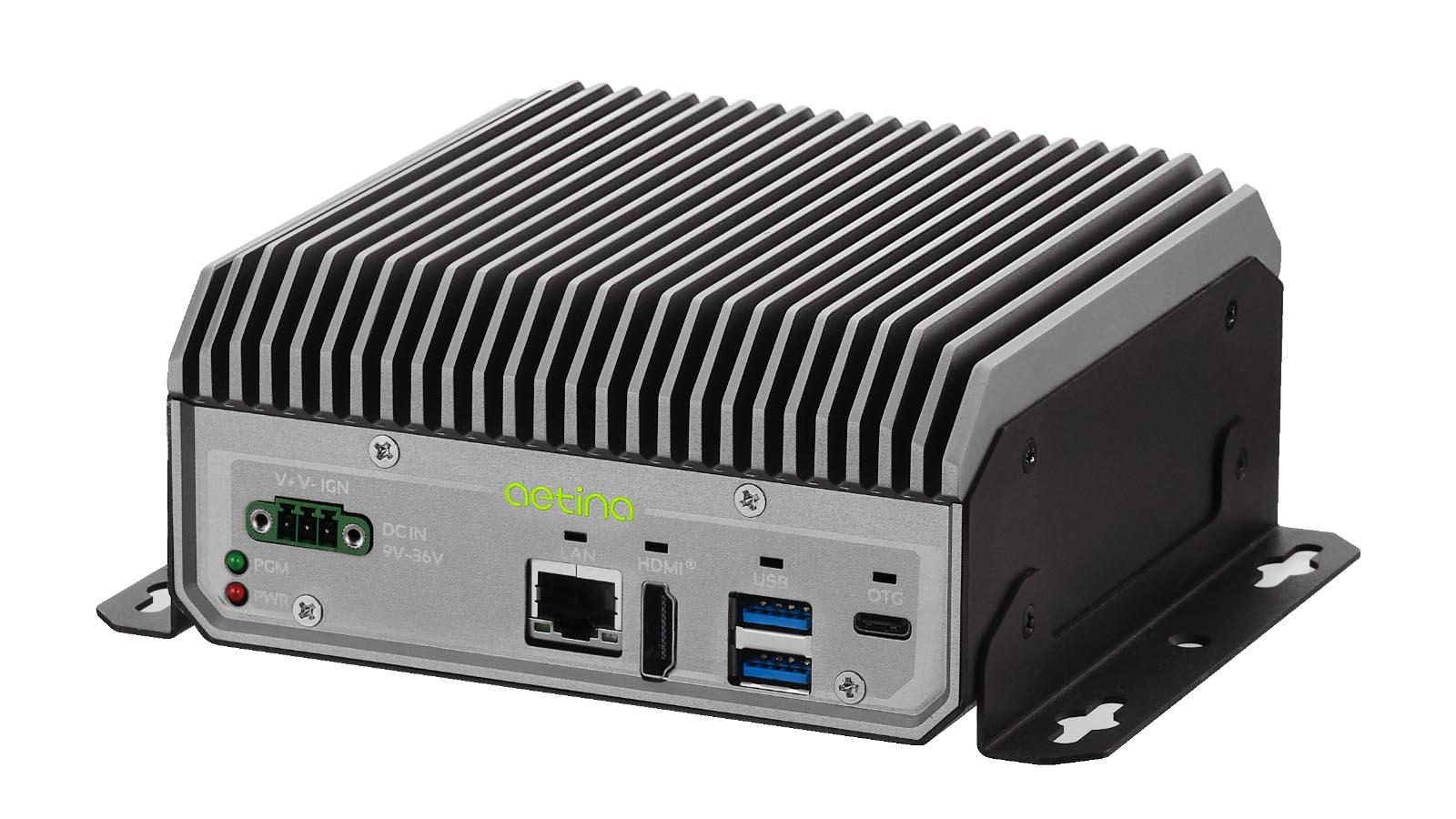 Aetina's newest devices bring AI computing to the edge in a compact, rugged format suitable for mobile industrial vehicles and many other applications. Aetina's newest devices bring AI computing to the edge in a compact, rugged format suitable for mobile industrial vehicles and many other applications.