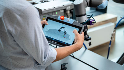 Universal Robots’ new Gen 7 platform launched at IMTS 2026. Redesigned from controller to tool flange, the new Gen 7 robot platform is out-of-the-box AI-ready, giving companies the modern software tools and next-level connectivity that they need to confidently take AI from the lab into industrial operations. 